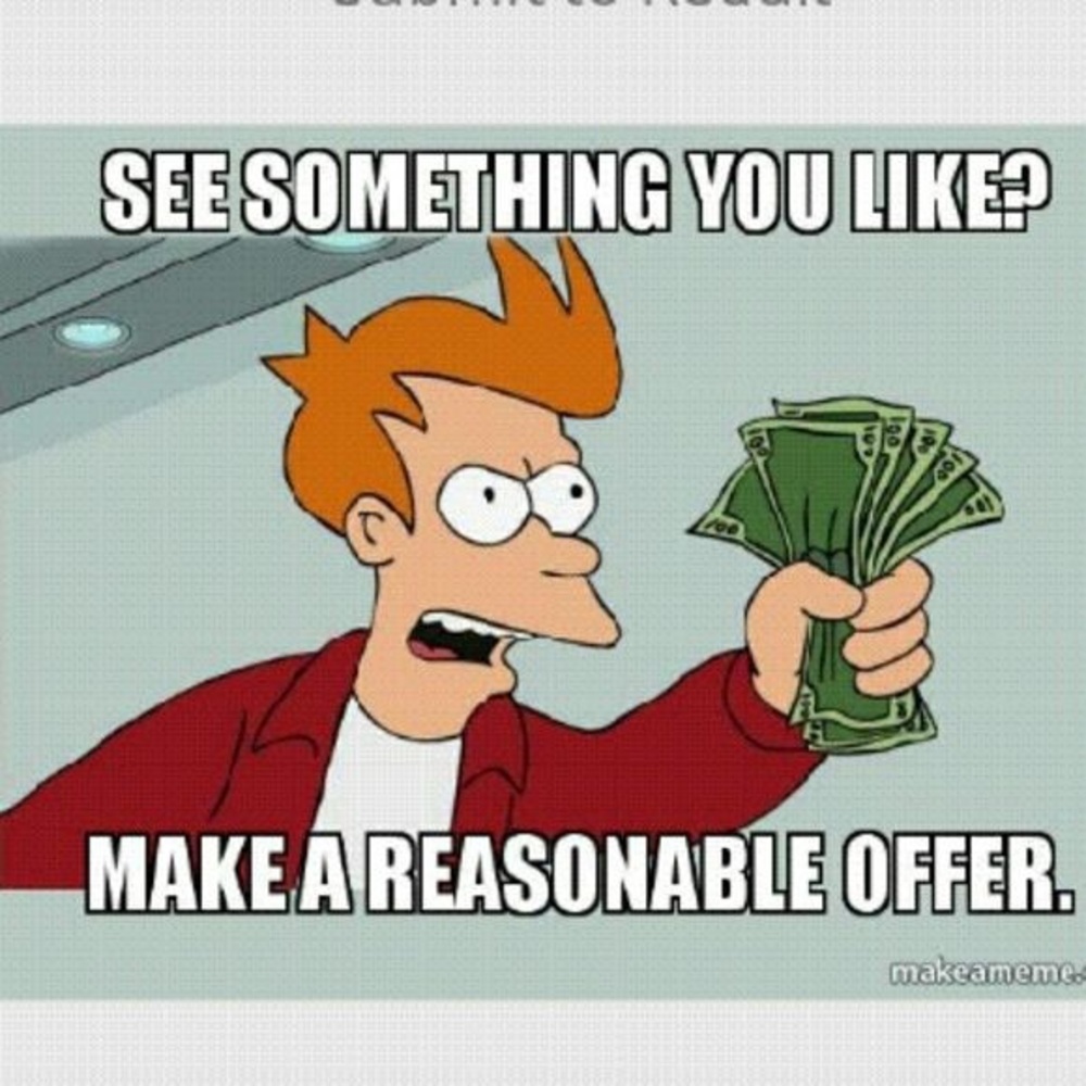Accepting all reasonable offers!!!